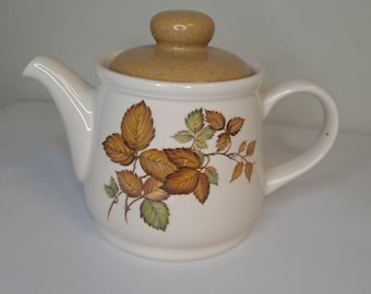 Vintage Sadler Teapot – Autumn Leaf Design – Made in England