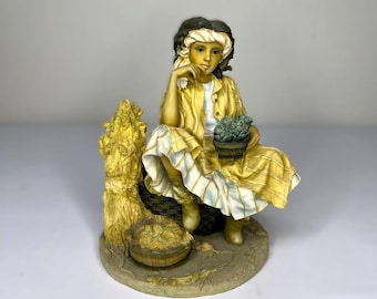 ヴィンテージ　レオナルドコレクションクリスティンハワースWINTER WALK Christine Haworth Winter Walk Figurine Theleonardo Collection - Etsy