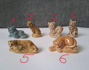 Vintage Wade Red Rose Tea Animal Whimsies: Cat Collection