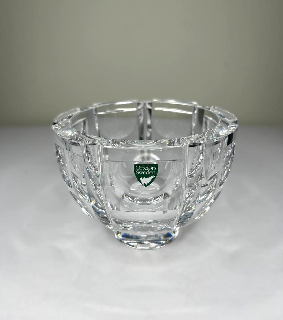 ミッドセンチュリー オレフォス スウェーデン クリスタル ボウル – 脚