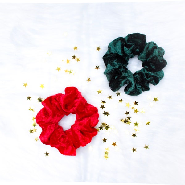 Chouchou Velours - Scrunchie Velvet - Noël