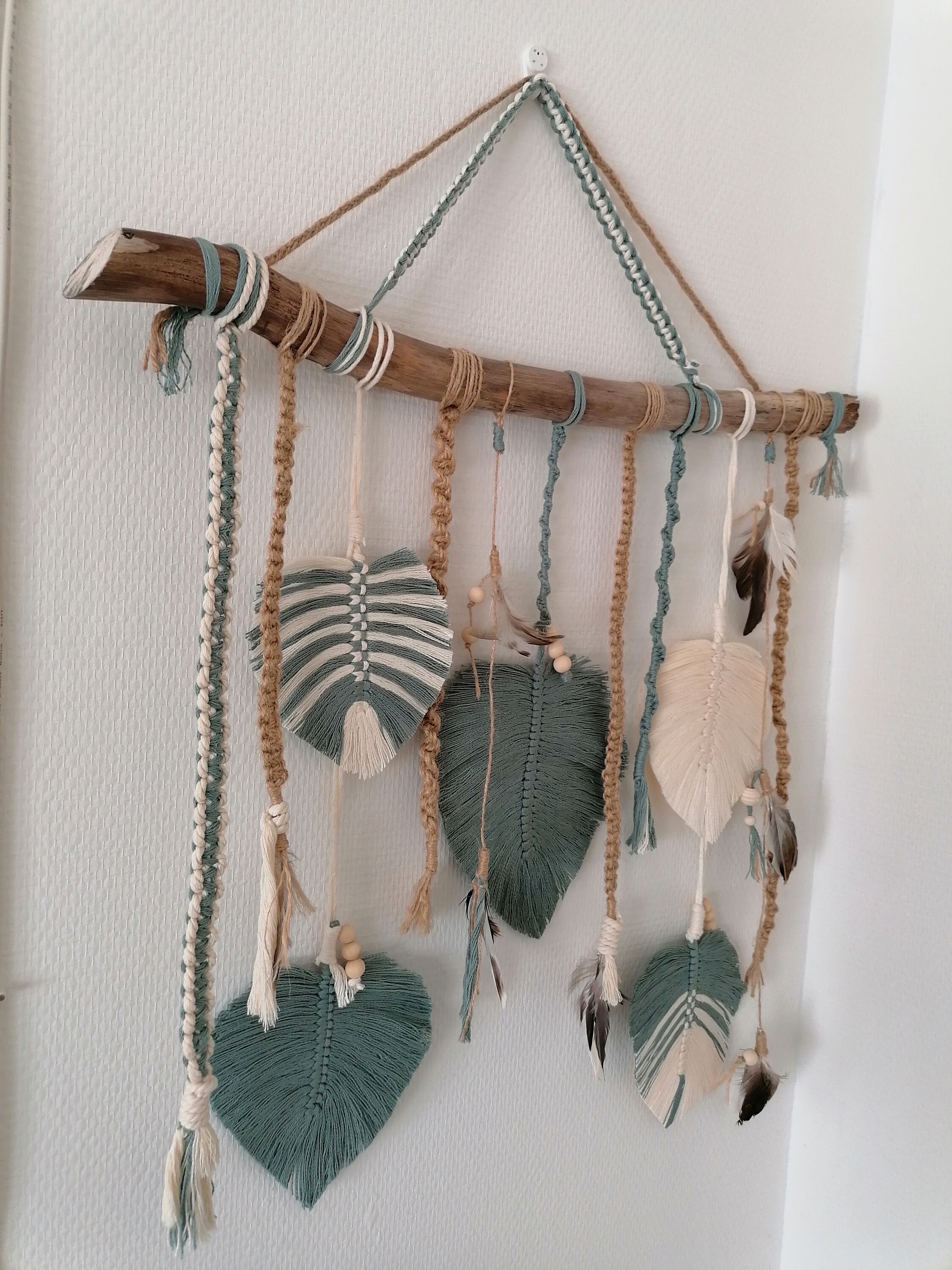 Suspension Mural Macramé