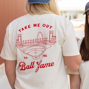 Saint Louis Baseball Tee: Comfort Colors Vintage Style