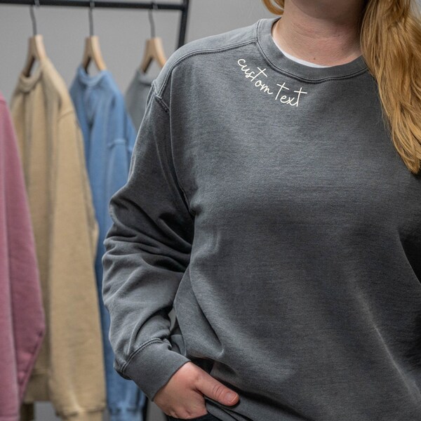 Embroidered Quote Etsy