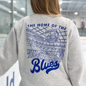 Vintage 80s St. Louis Blues Hockey Sweatshirt - Trends Bedding