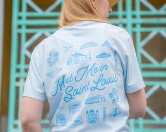 Meet Me in Saint Louis Comfort Colors T-Shirt: Vintage Style Tee