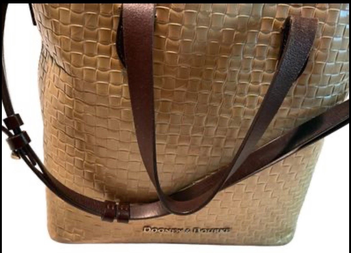 Dooney and bourke woven leather online bag