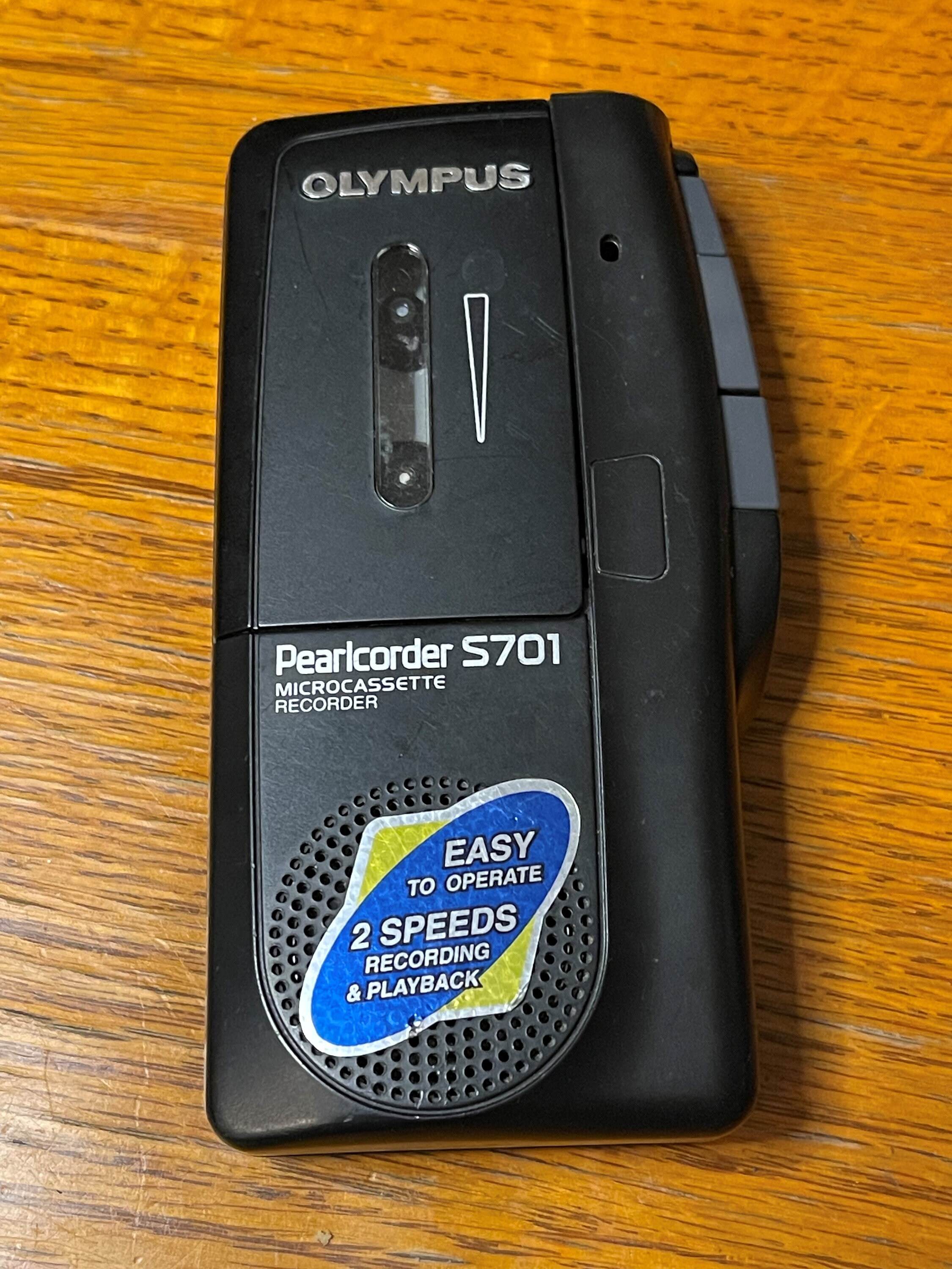 Olympus Pearlcorder Microcassette Tape Voice Recorder Player S701