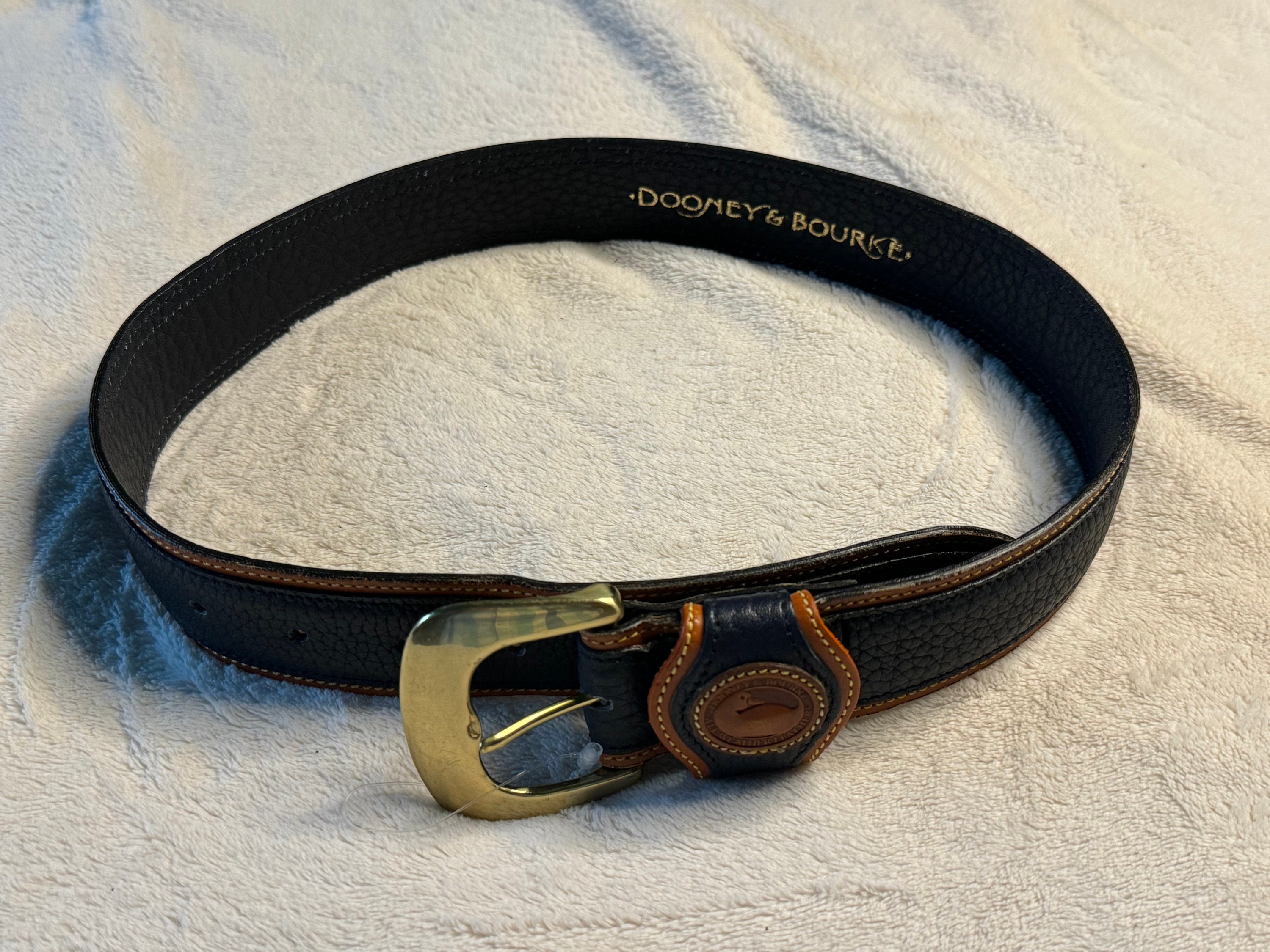 DOONEY and BOURKE Navy Belt Size Small - Etsy