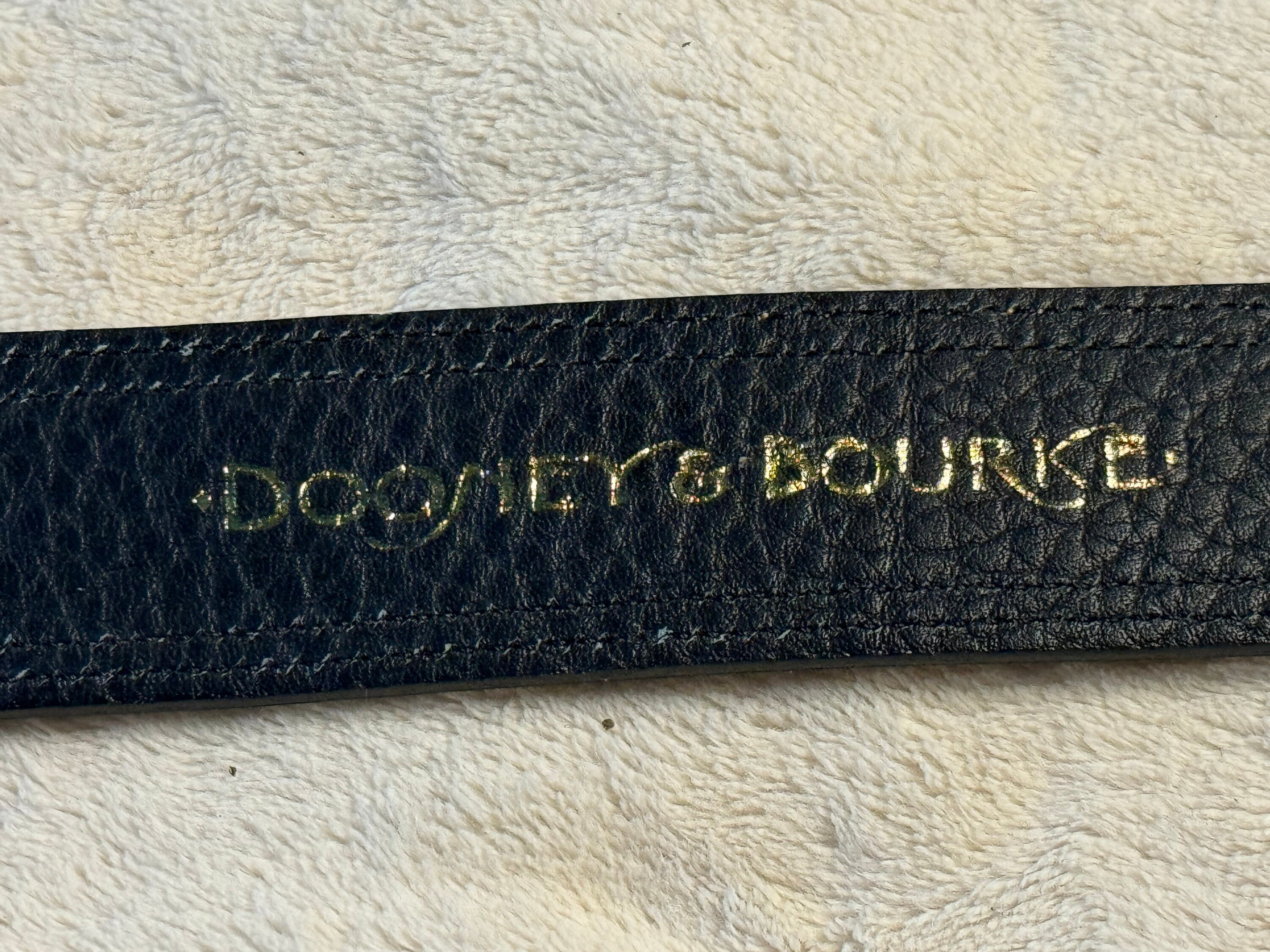 Small Dooney and Bourke Belt navy blue Rare Dooney and Bourke Cavalry Mini Crossbody Bag, All  main image 3