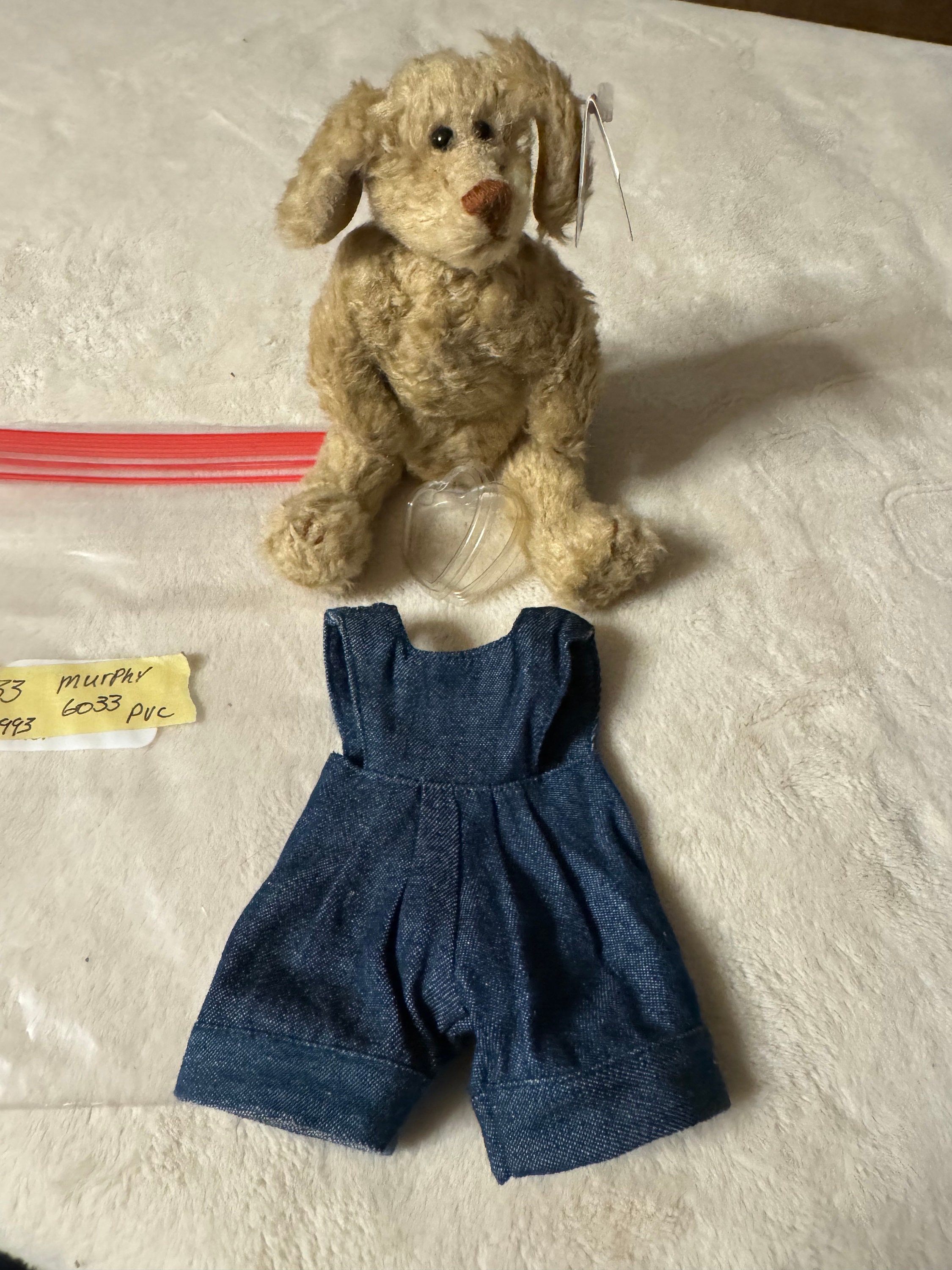 1993 Ty Baby Murphy 6033 (9 Inch) 2nd Generation Hang Tag *rare