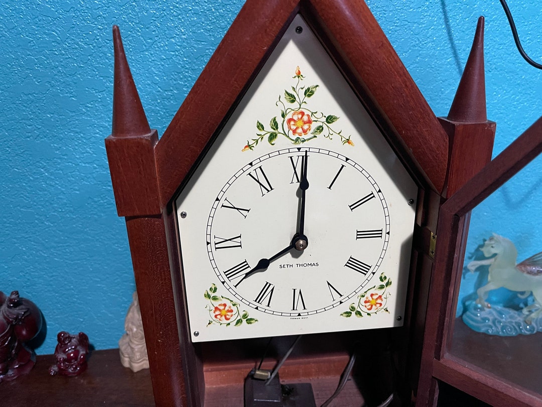 Seth Thomas Vintage Electric Clock/chimes on the Hour and Half Etsy