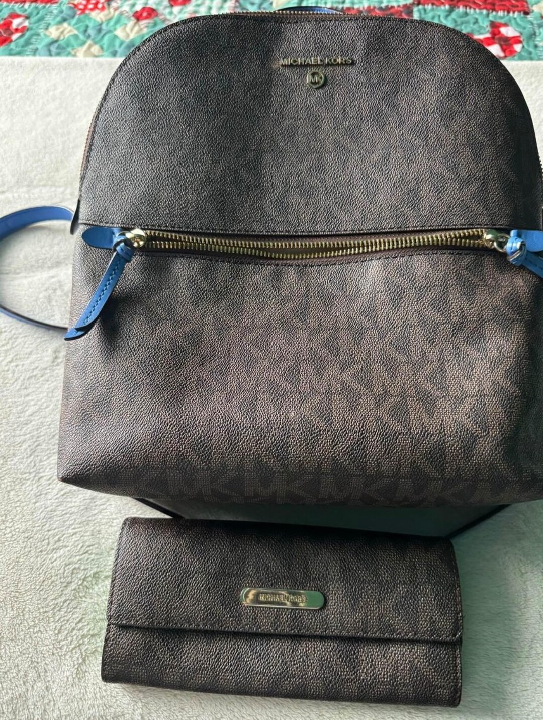 Michael Kors Dallas Slim Backpack MICHAEL KORS Dallas Medium Slim BACKPACK MK Signature Soft  main image 3