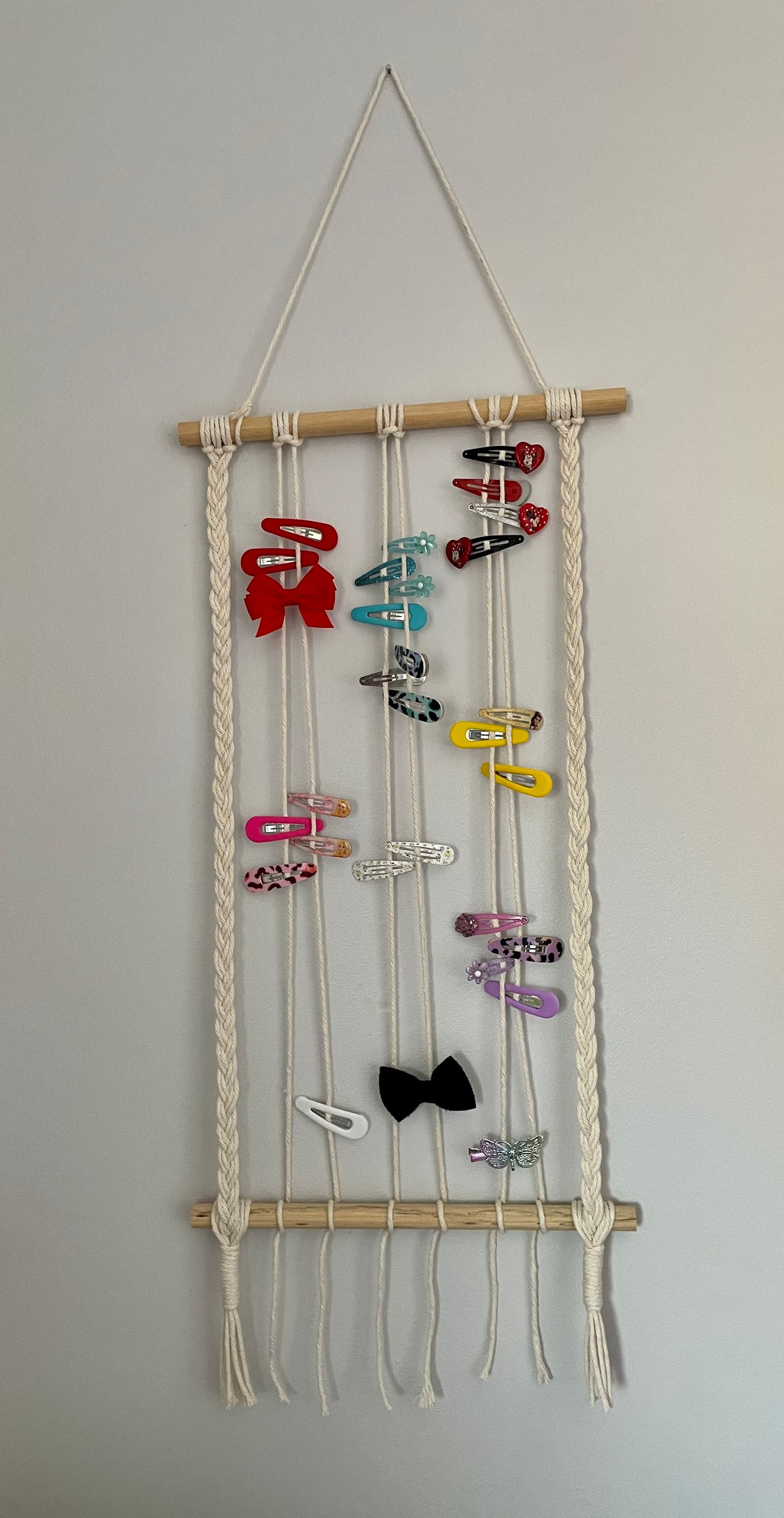 Macrame Hair Clip Frame Hair Clip Holder Etsy.de