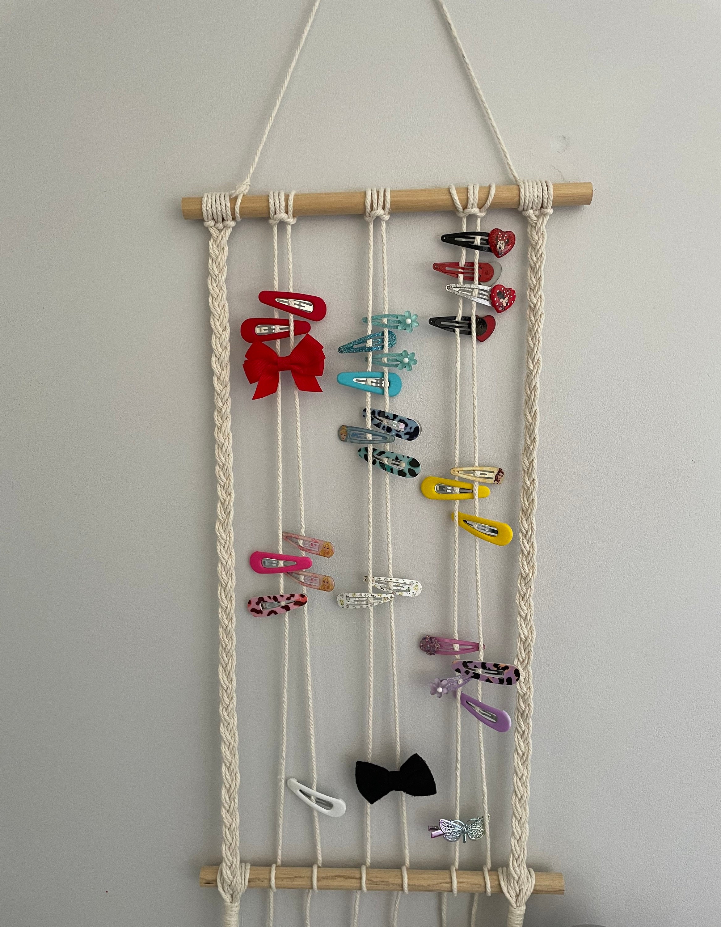 Macrame Hair Clip Frame Hair Clip Holder Etsy.de