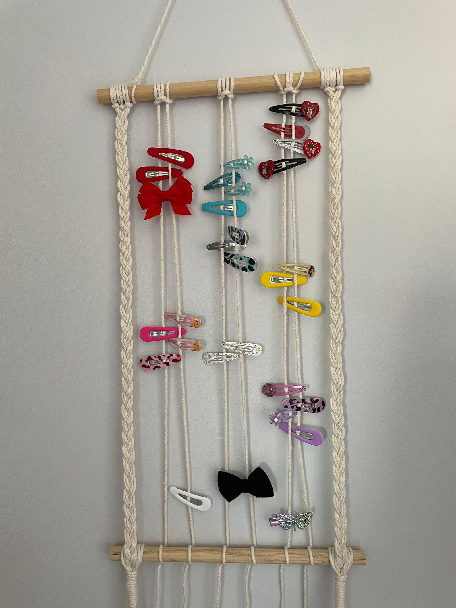 Macrame Hair Clip Frame Hair Clip Holder Etsy.de