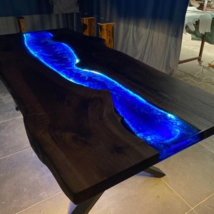 Epoxy led table hotsell
