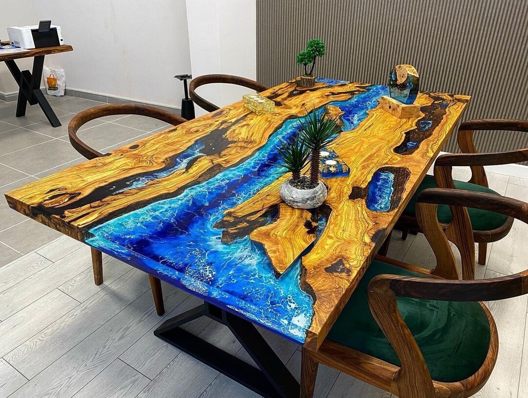 レジンテーブル オーシャンテーブル イスセット