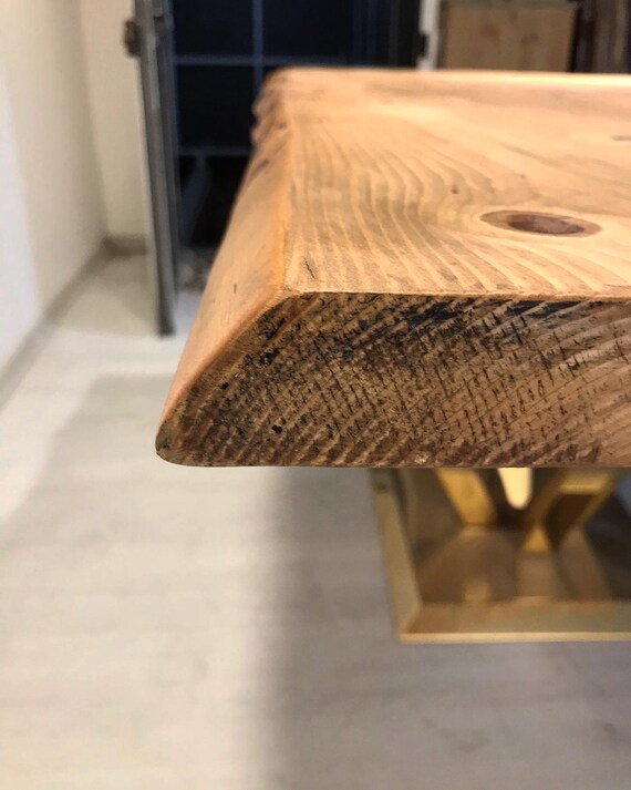 Pedido personalizado Mesa de madera de abeto Borde España