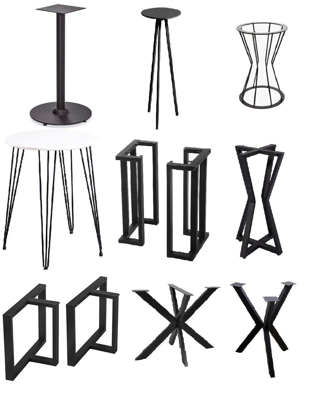 Walnuss Schwarz Epoxy Diamater Rundtisch Live Edge | Etsy