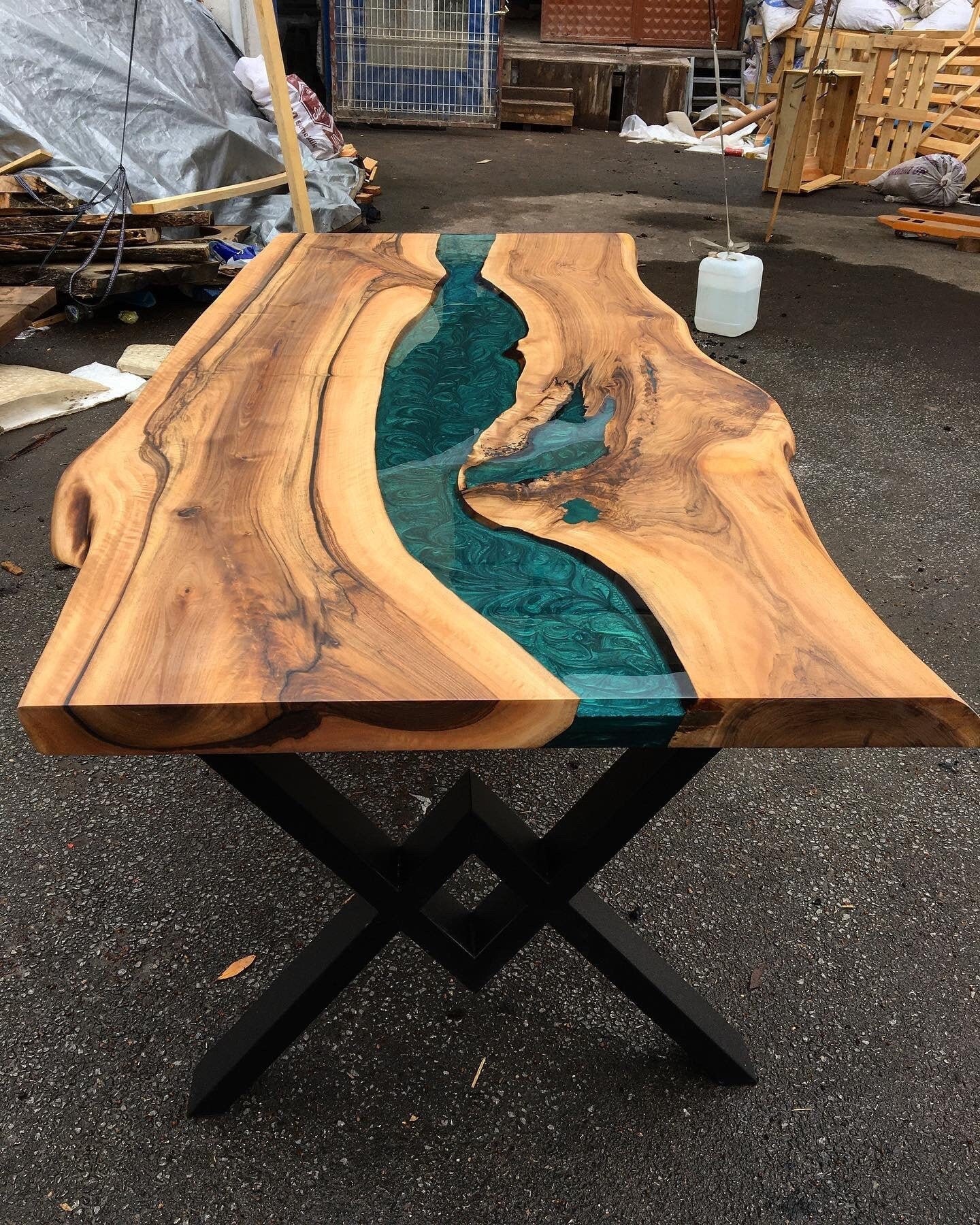 Live edge river desk online