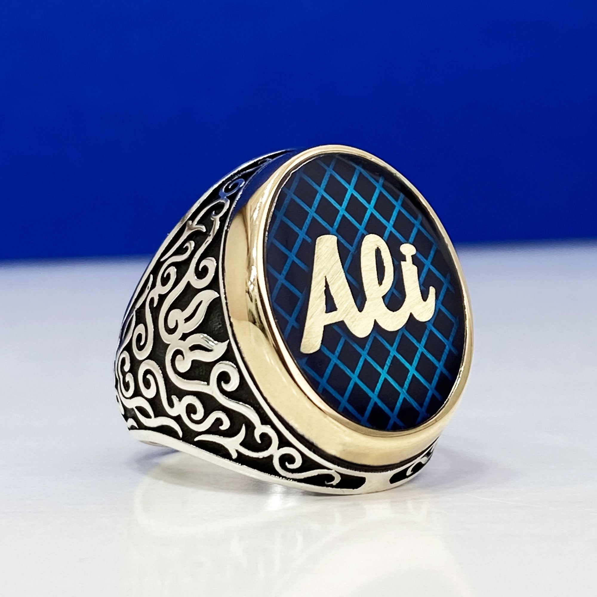 Name Men Ring Personalized Jewelry Men Ring Custom Etsy