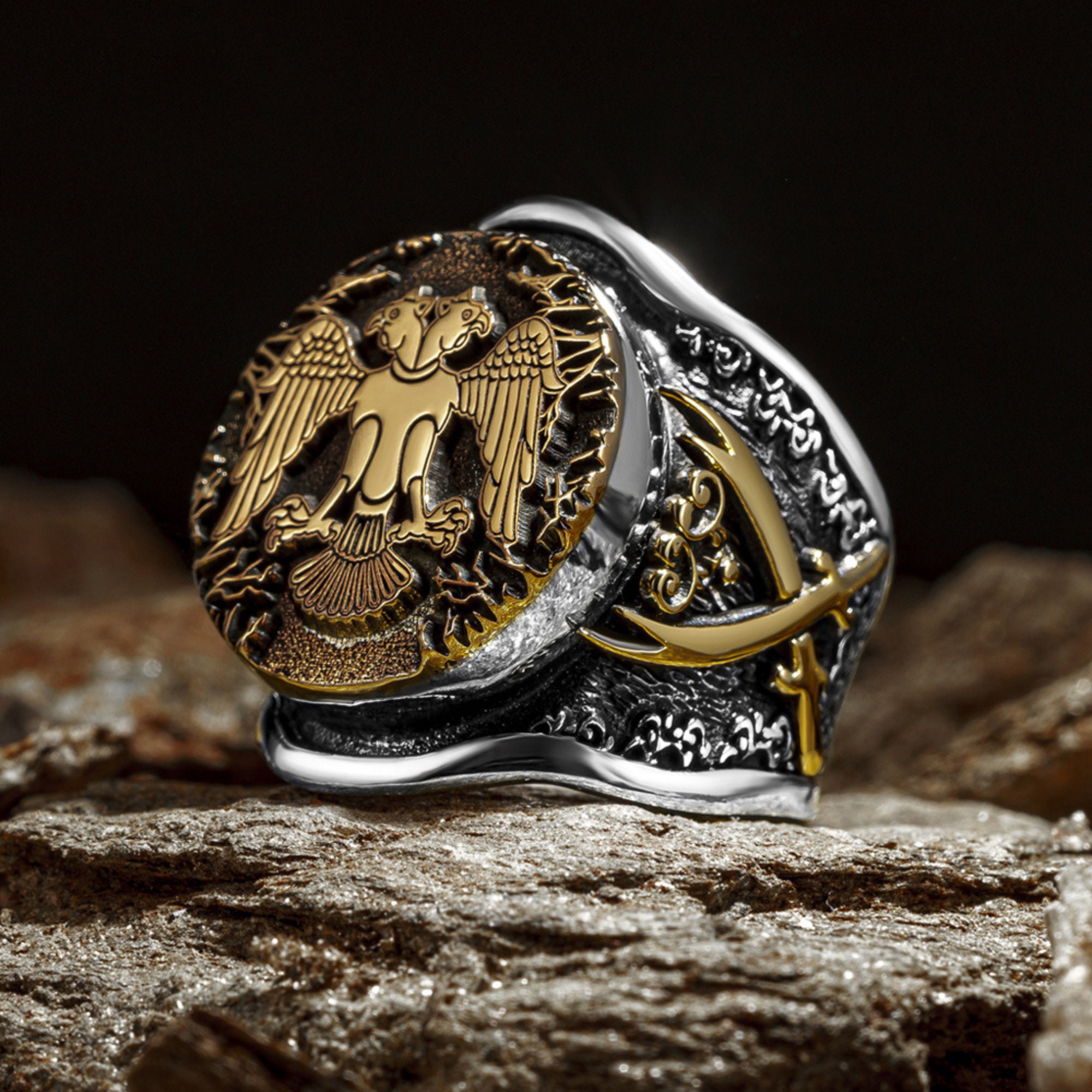 Double headed eagle best sale ring
