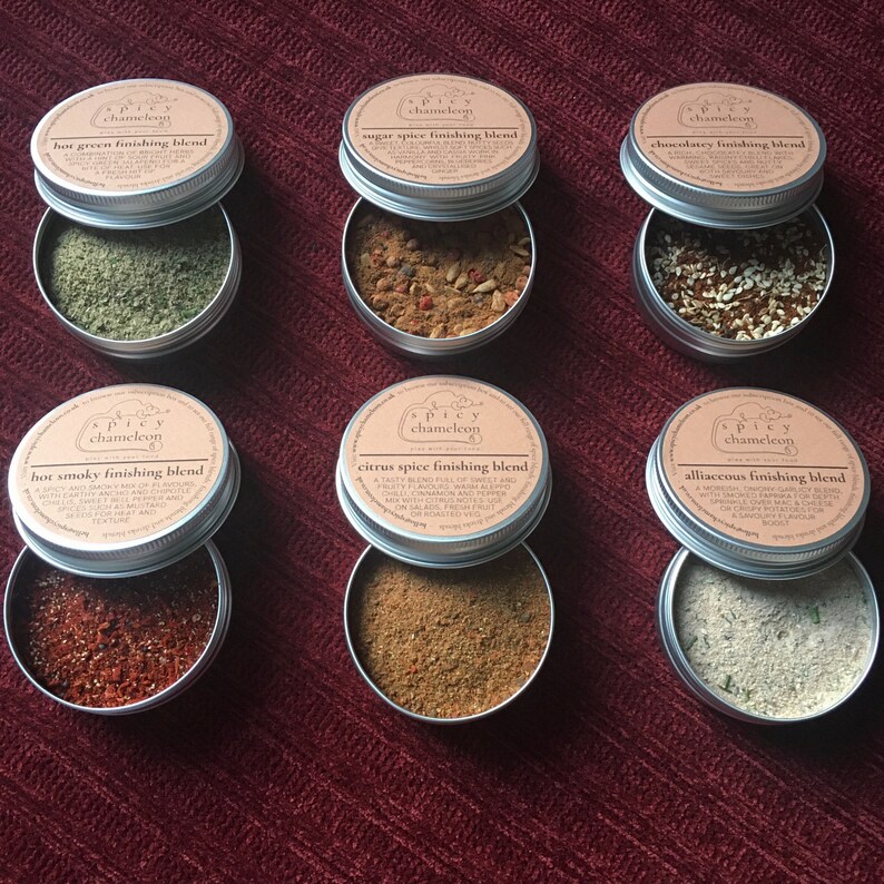 Finishing Blends Gift Tin Letterbox Gift Unusual Spices Etsy