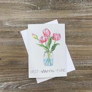 Best Mom Ever | Mom Appreciation | Sending some love to Mom card | Miss you Mom | Happy Mother's Day | Flowers for momMom day