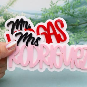 Personalized Teacher Name Magnets, Teacher Appreciation Gift, School Magnets Gifts, Custom School Magnet for Teachers, Teacher Name Magnet