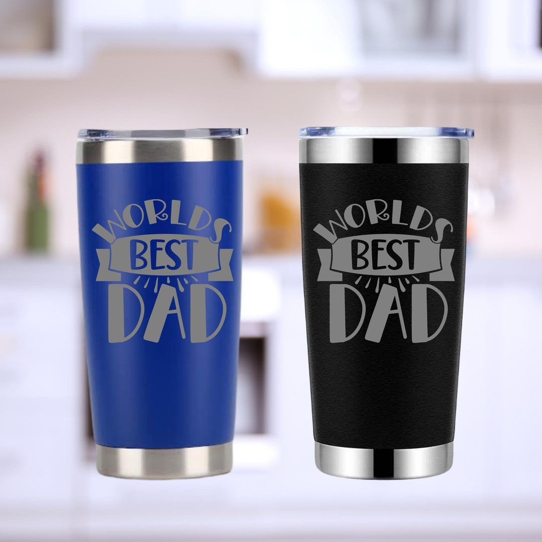 World's Best Dad Personalized Tumbler Best Dad Ever Tumbler Custom Dad Tumbler Dad Tumbler ...