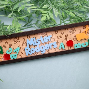 Personalized Teacher Desk Name Plate, Teacher Gift, Teacher Appreciation Gift,  Custom Teacher Desk Name Plate Plaque, Gift for Teacher