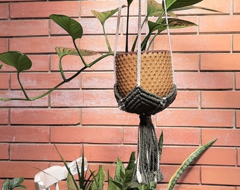 Macrame Plant Hanger Indoor Planter Boho Window Plant Holder Decor Lotus Flower Macrame Muurhangende plantenbakken