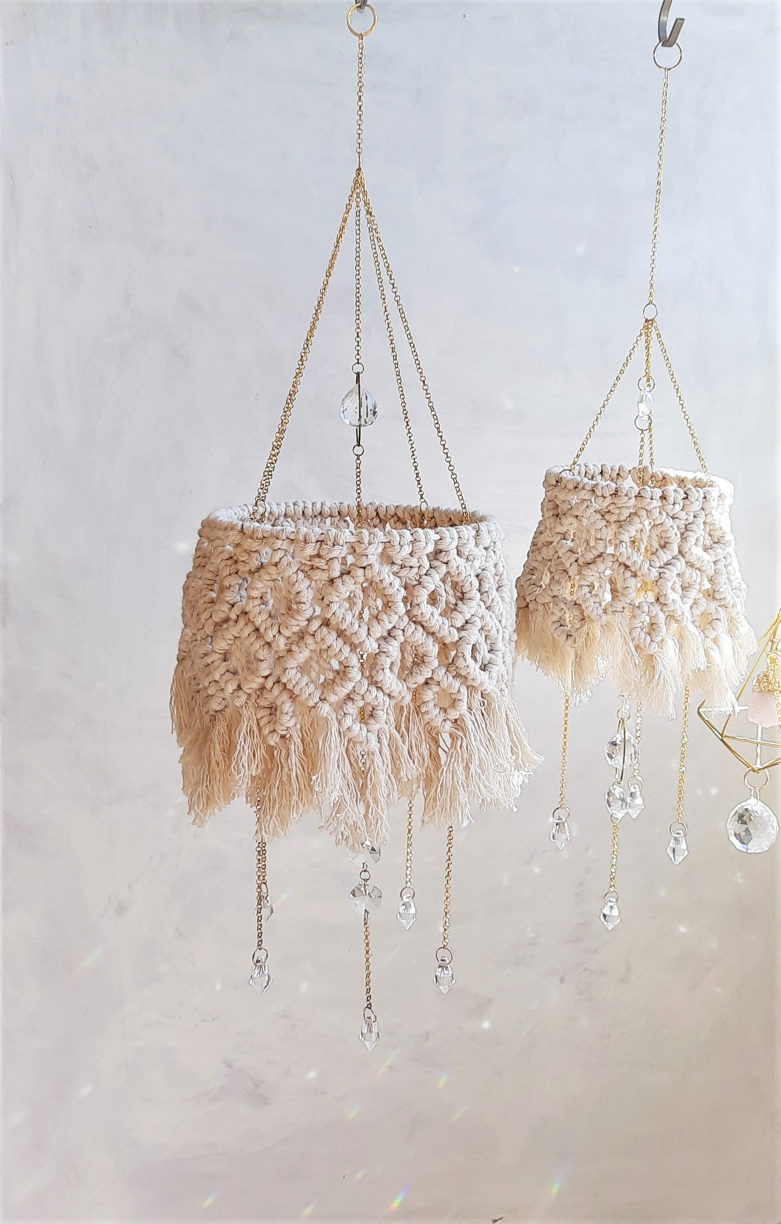 Macrame chandelier sale anthropologie