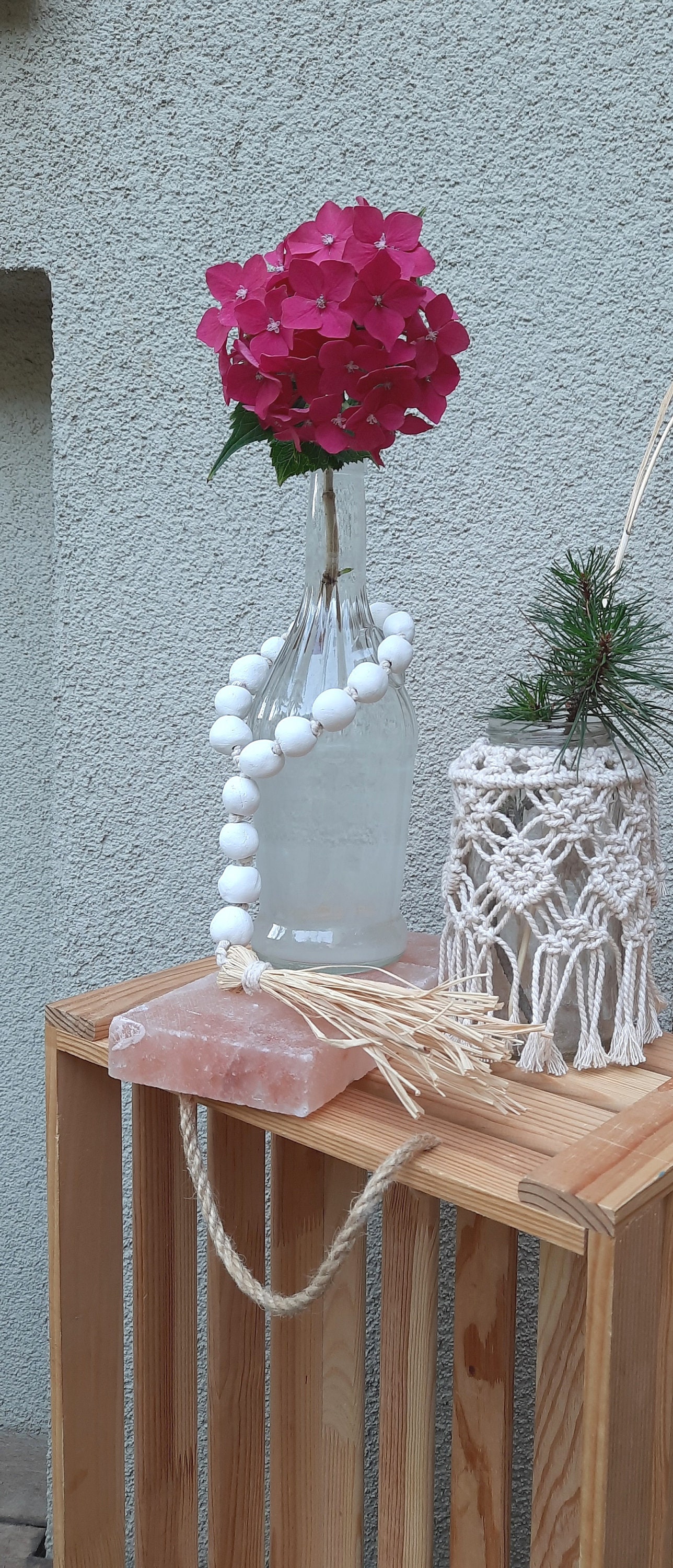 Moderne Bauernhaus Girlande Dekorative Tablett Perlengirlande | Etsy