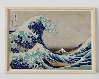 葛飾北斎 : 神奈川沖浪裏 (1826-1833) - ジークレー ファイン アート