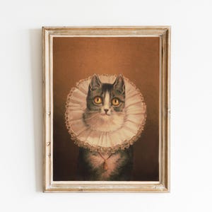 vintage cat prints, funny vintage cat poster, vintage prints