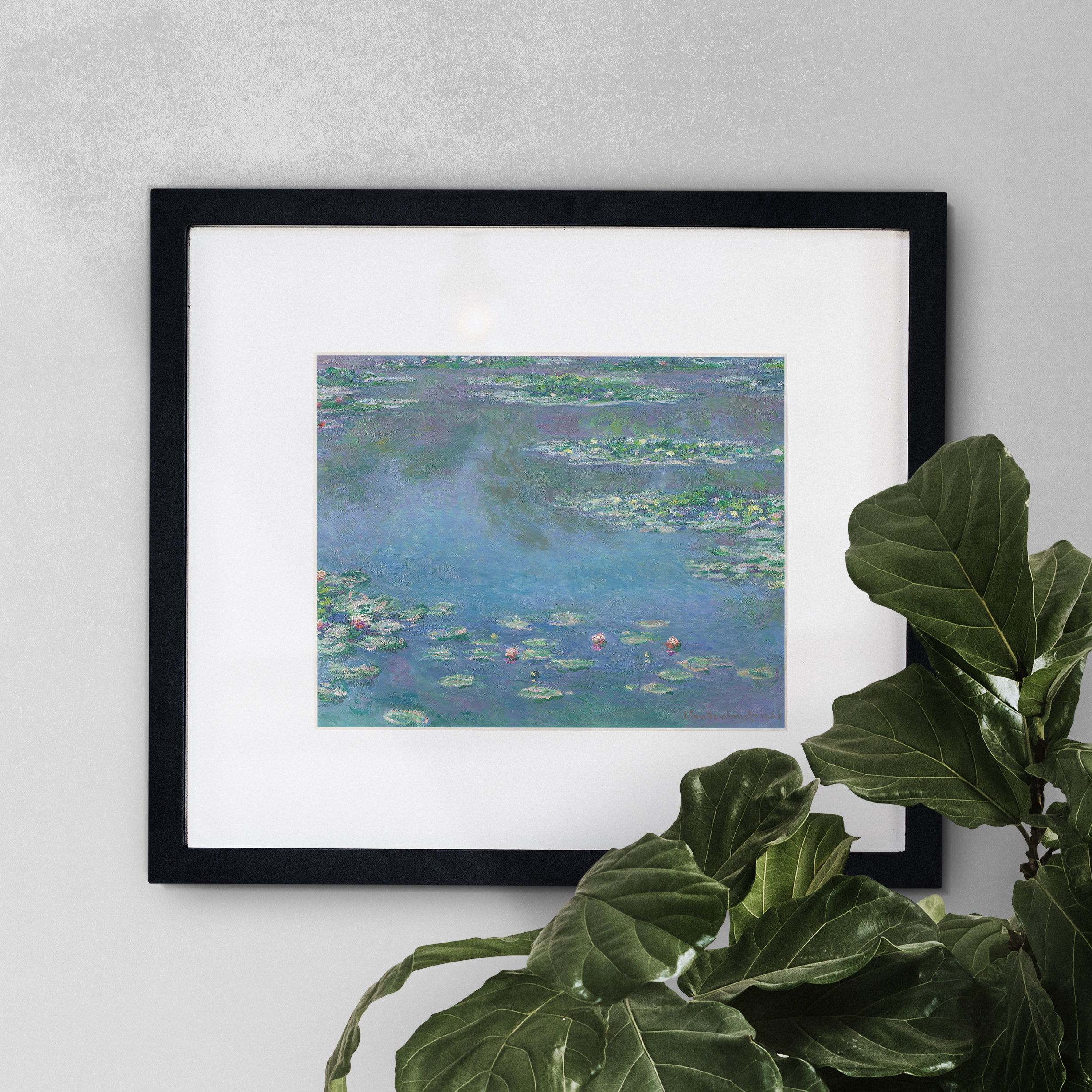 クロード・モネ「睡蓮」ポスター、MoMA展プリント - Etsy 日本