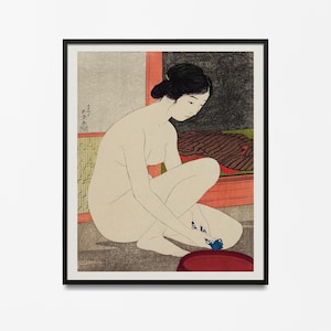 japanese geisha, ukiyo-e print, geisha poster, Japanese Art Print, japanese art print, woodblock print, japanese gifts, japanese decor
