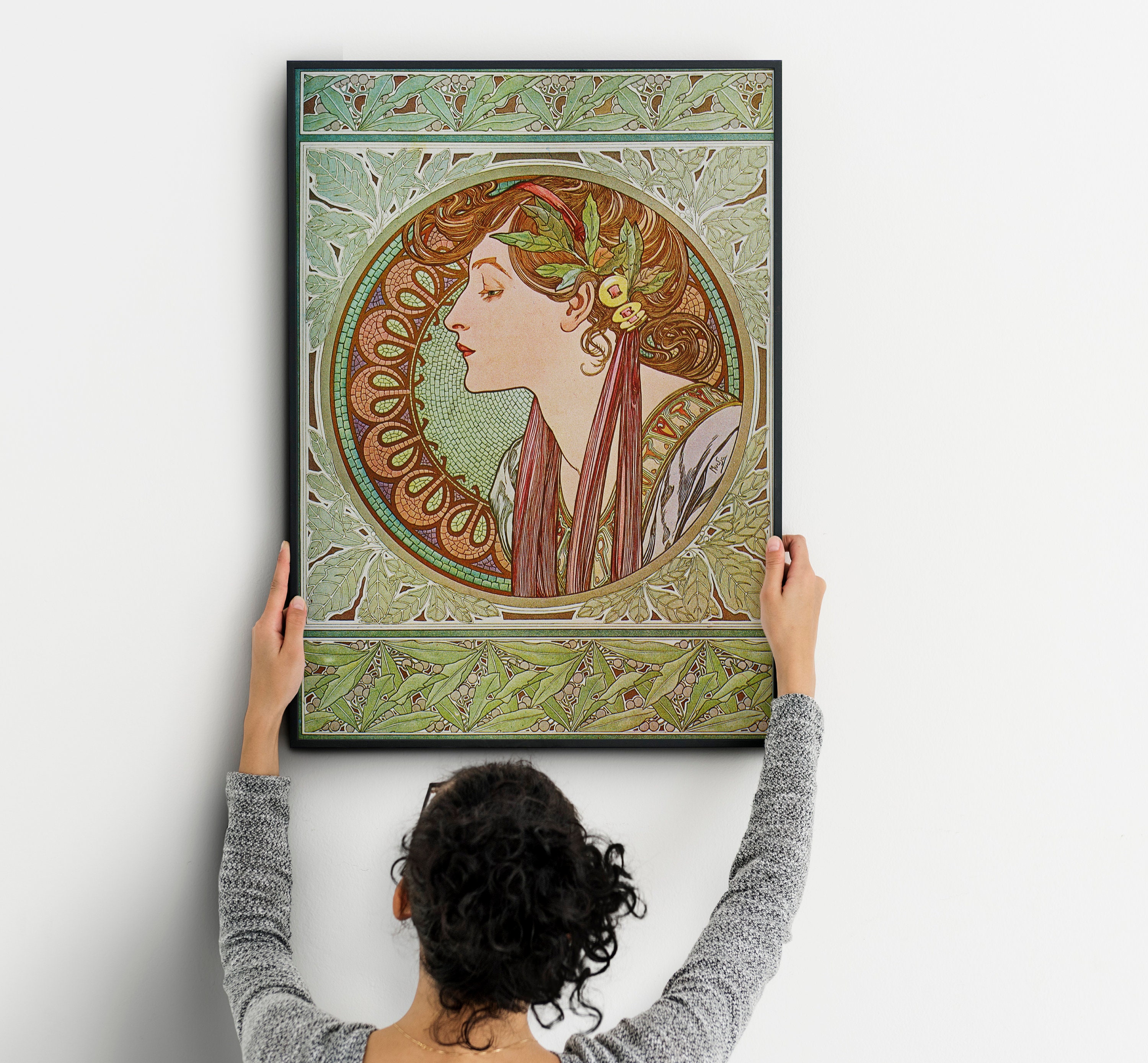 アルフォンス・ミュシャの星座の絵画、古いフランスの芸術