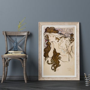alphonse mucha, alphonse mucha print, art nouveau print, alphonse mucha poster