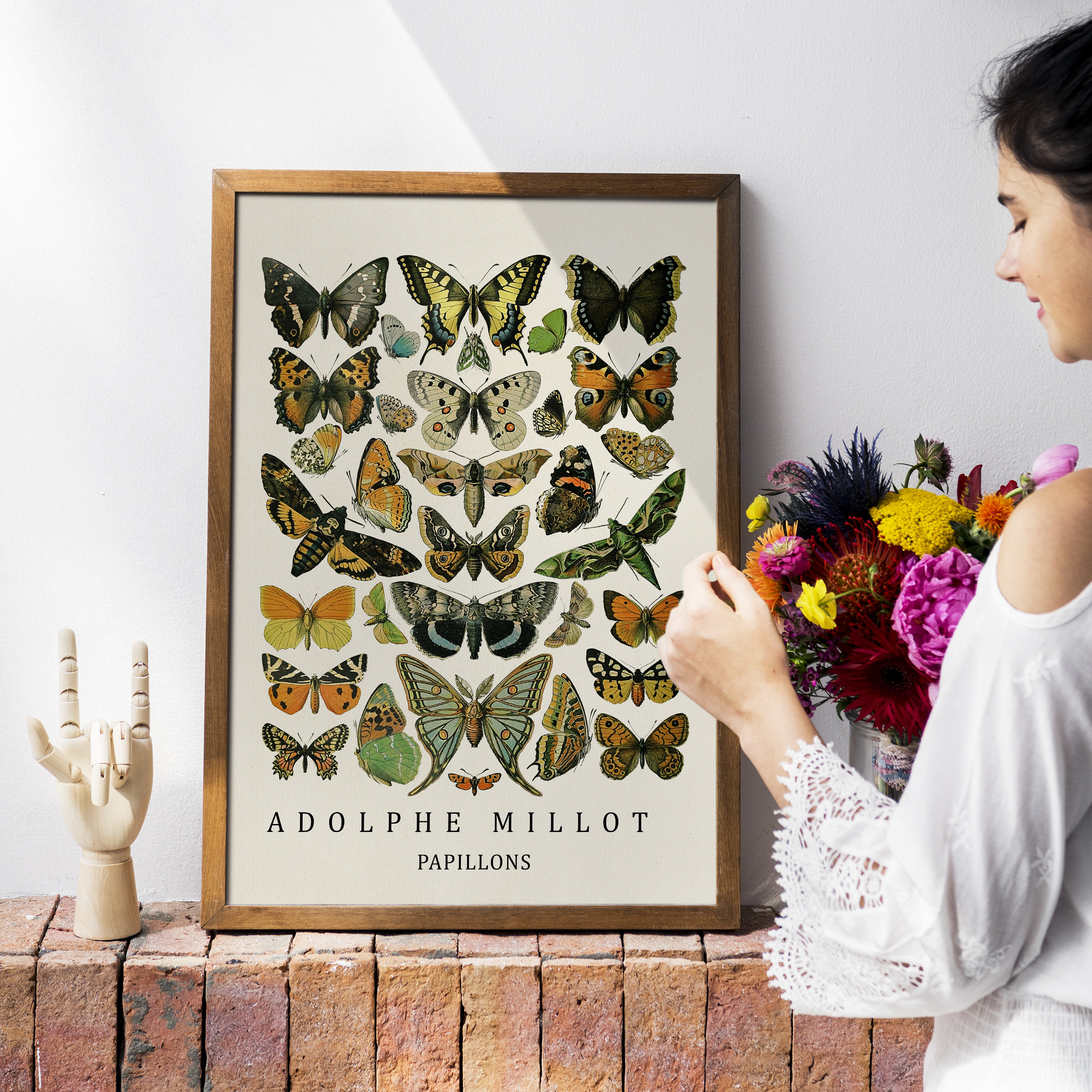 Art & Collectibles Digital Prints Prints Vintage Butterfly Print