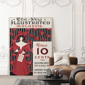 Vintage Art Nouveau print wall Hangings poster for your living room