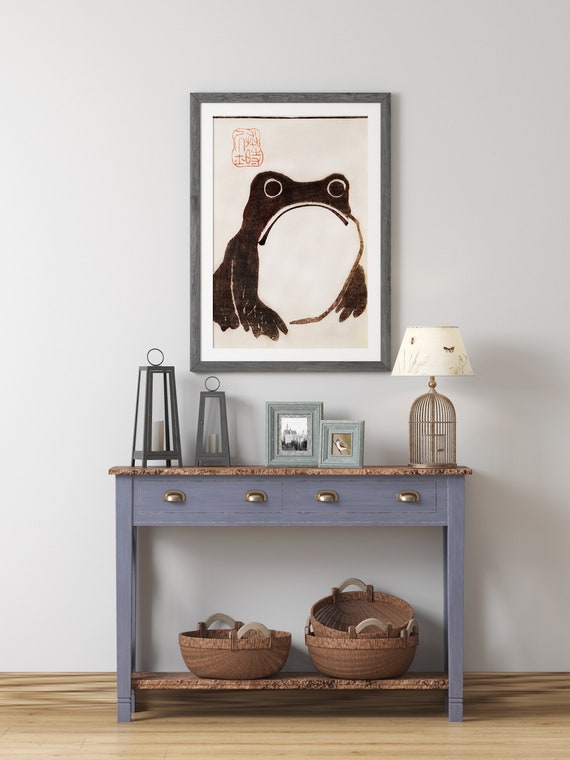 Matsumoto Hoji Frog Art Print, Japanese Woodblock Reproduction - Etsy