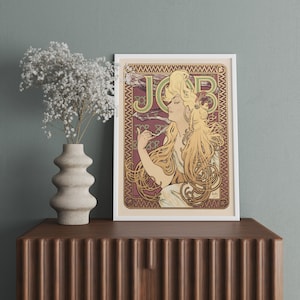 Alphonse Mucha Druck , Alphonse Mucha Job Print , Jugendstil Plakat , Alphonse Mucha Poster , Jugendstil Druck , Alphonse Mucha Dose