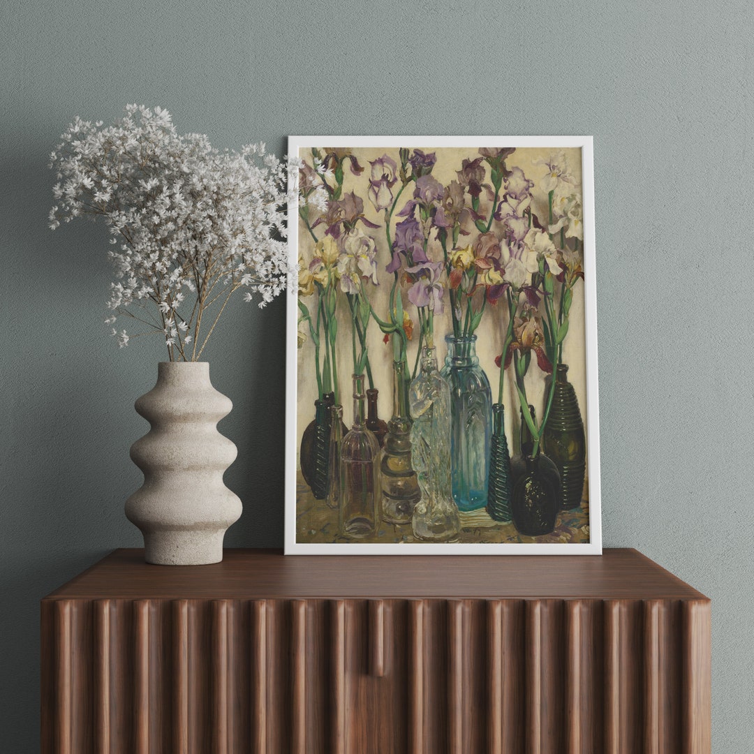 Vintage Floral Wall Art Print Botanical Poster Vintage Flower Still ...