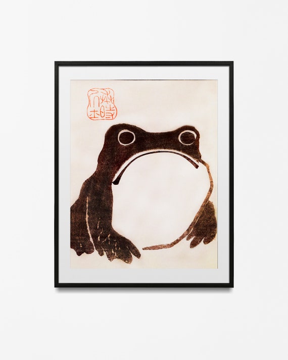 オリジナルアート Matsumoto Hoji Frog Art Print, Japanese Woodblock Reproduction - Etsy