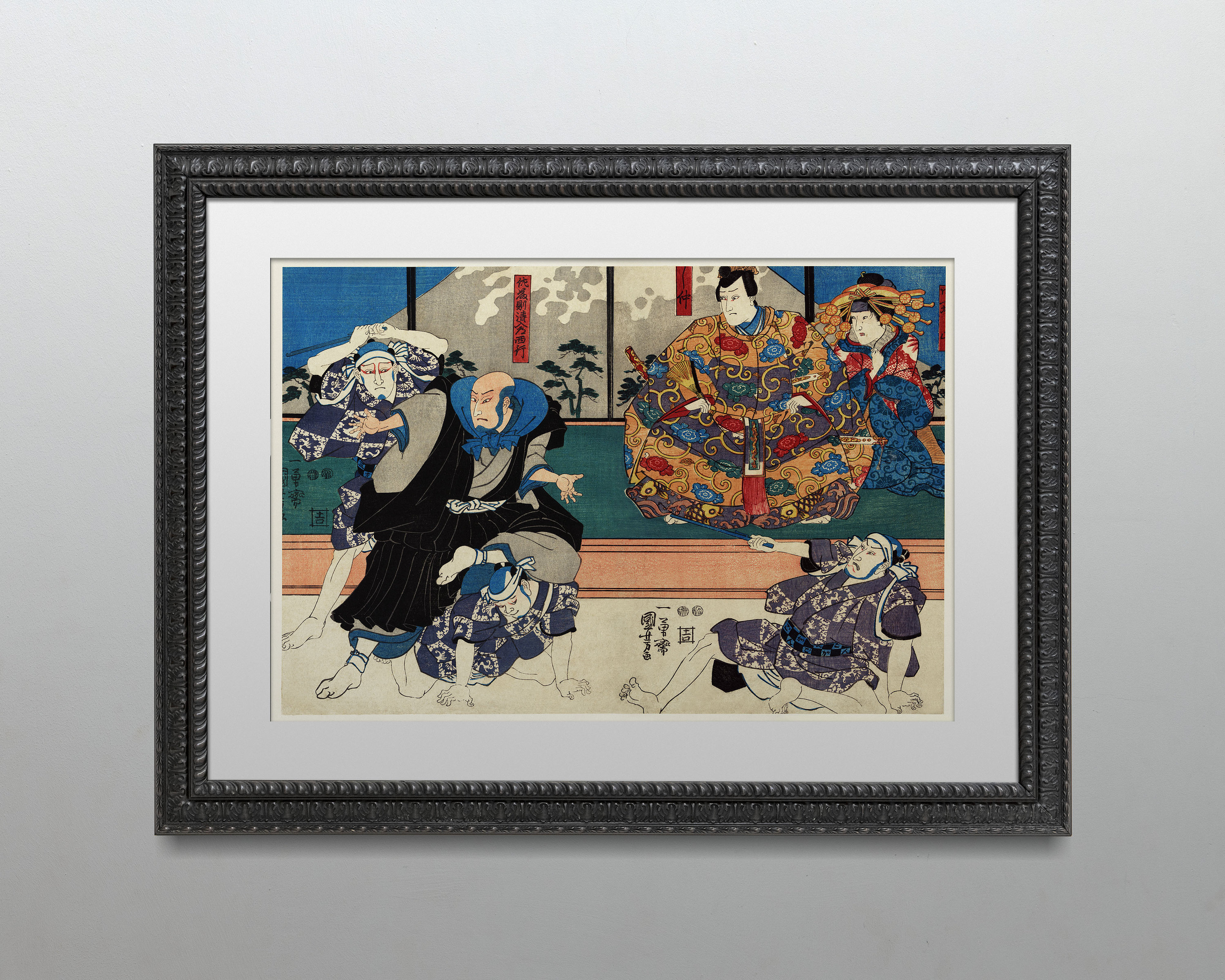 Samurai Warrior Japanese Art Print, Utagawa Kuniyoshi Poster - Etsy