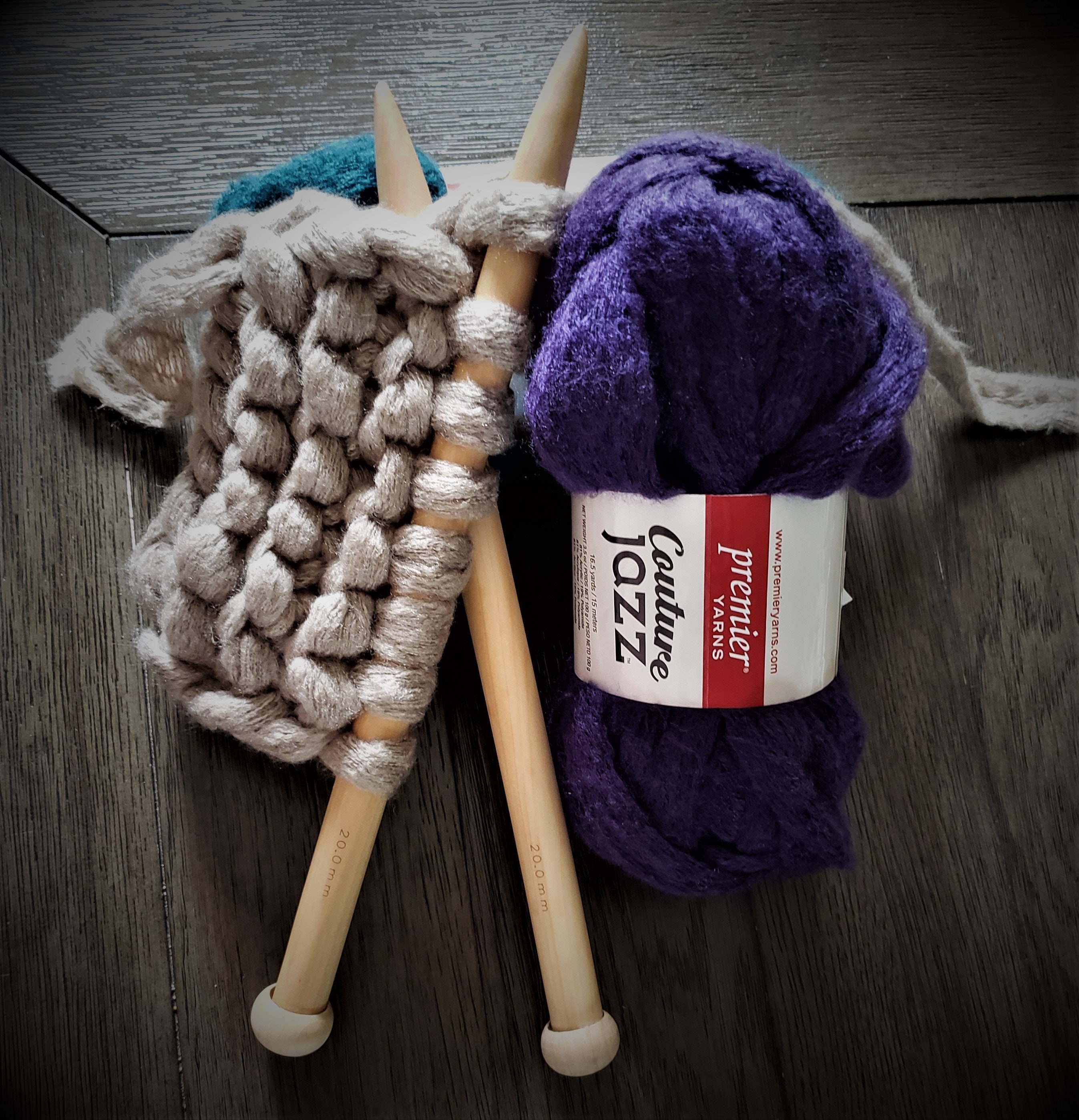 Bamboo Knitting Needles 15mm / Wooden Knitting Needles US19 / Straight  Knitting Needles / One Point Needles / Chunky Yarn 
