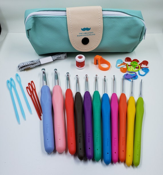 11 Sizes Crochet Hook Set With Case Etsy